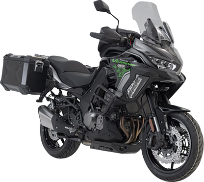 SW-MOTECH TRAX ADV Aluminum Case System - Black - Kawasaki Versys 1000 '18-'23 KFT.08.922.70101/B