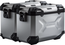 SW-MOTECH TRAX ADV Aluminum Case System - Silver - Kawasaki Versys 650 '14-'24 KFT.08.518.70100/S
