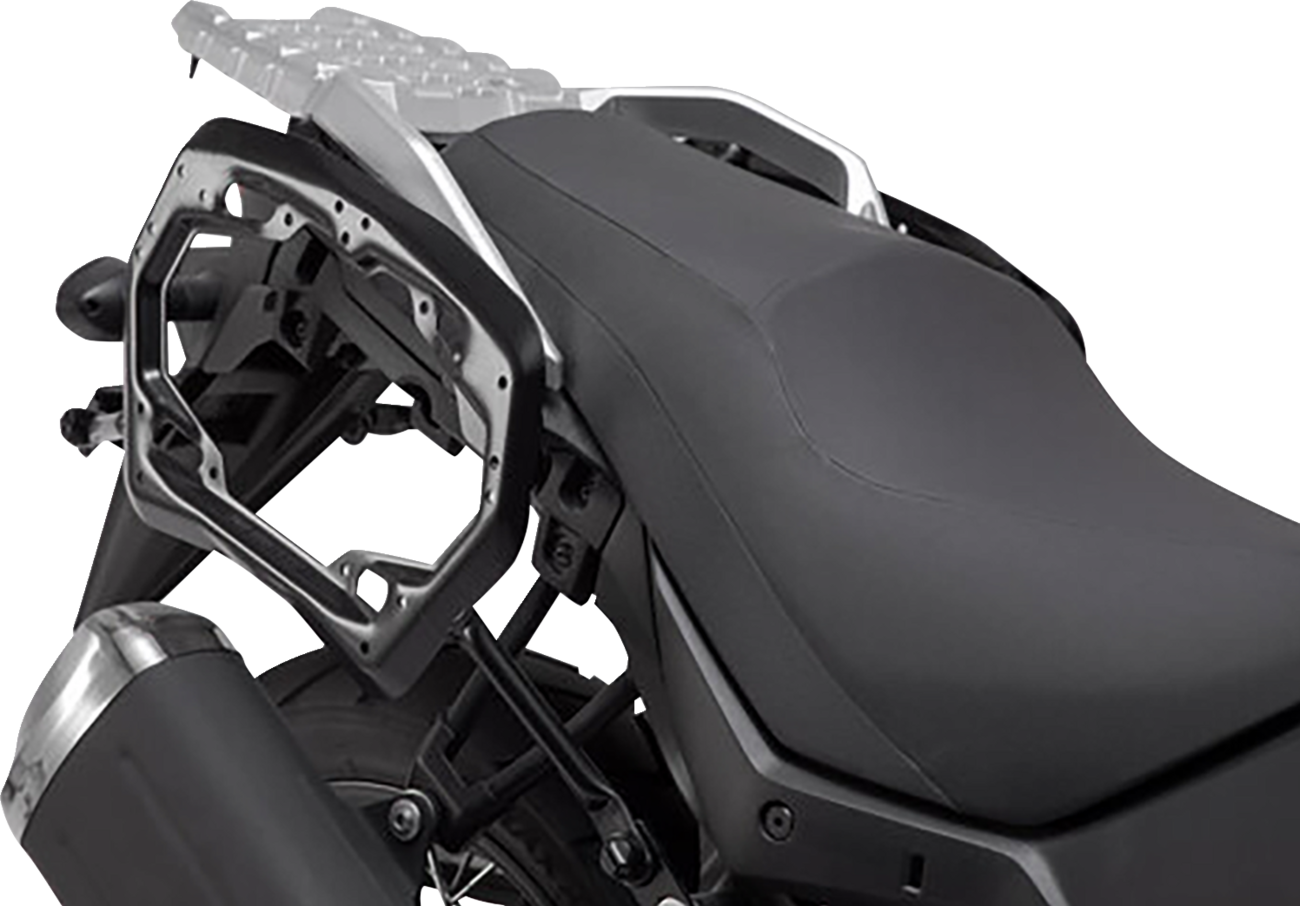 SW-MOTECH TRAX ADV Aluminum Case System - Silver - Suzuki V-Strom 650 '16-'24 KFT.05.876.70101/S