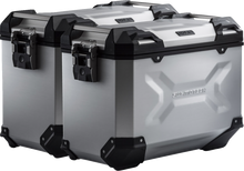 SW-MOTECH TRAX ADV Aluminum Case System - Silver - Honda CB/CBR/NX 500 '13-'24 KFT.01.400.70101/S