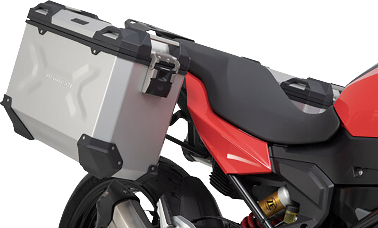 SW-MOTECH TRAX ADV Aluminum Case System - Silver - BMW F 900 '20-'24 KFT.07.949.70000/S