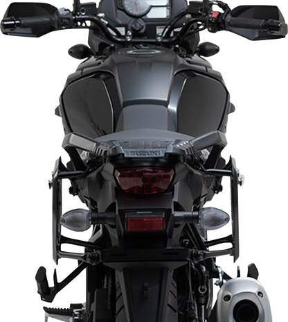 SW-MOTECH TRAX ADV Aluminum Case System - Silver - Suzuki V-Strom 1000 '14-'19 KFT.05.440.70101/S