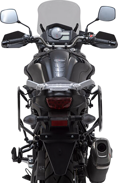 SW-MOTECH TRAX ADV Aluminum Case System - Silver - Suzuki V-Strom 650 '16-'24 KFT.05.876.70101/S
