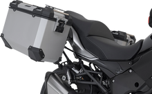 SW-MOTECH TRAX ADV Aluminum Case System - Silver - Kawasaki Versys 1000 '18-'23 KFT.08.922.70001/S