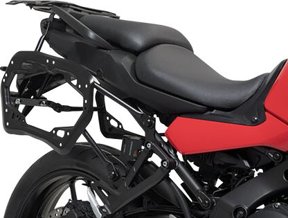 SW-MOTECH TRAX ADV Aluminum Case System - Silver - Yamaha Tracer 9 GT '21-'24 KFT.06.921.70100/S