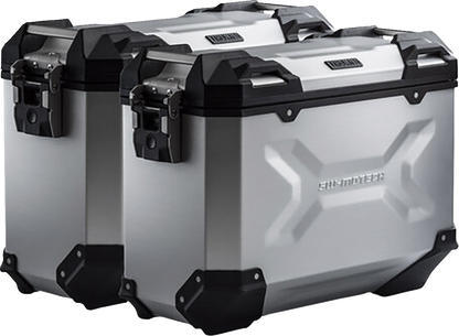 SW-MOTECH TRAX ADV Aluminum Case System - Silver - Ducati Multistrada V4 '21-'24 KFT.22.822.70200/S