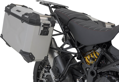 SW-MOTECH TRAX ADV Aluminum Case System - Silver - Ducati DesertX '22-'24 KFT.22.995.70100/S