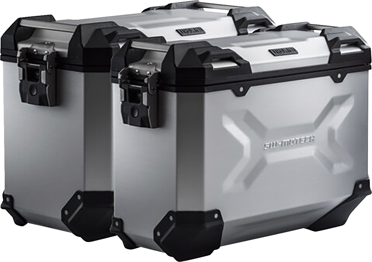 SW-MOTECH TRAX ADV Aluminum Case System - Silver - Honda Africa Twin '19-'24 KFT.01.942.70001/S