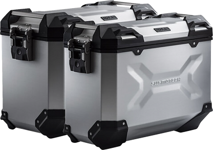 SW-MOTECH TRAX ADV Aluminum Case System - Silver - Honda Africa Twin '19-'24 KFT.01.942.70001/S