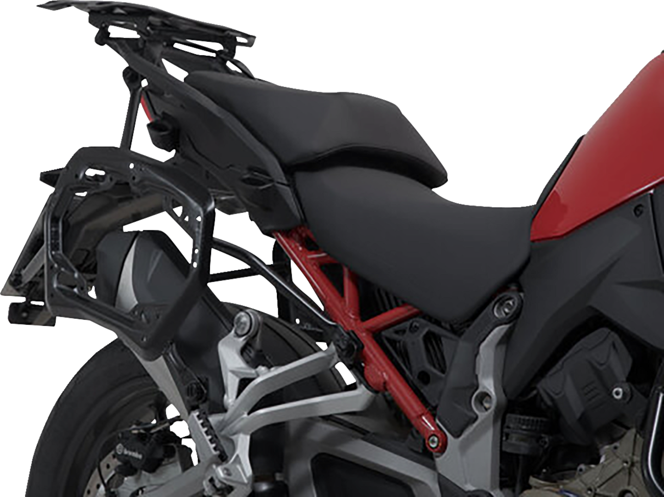 SW-MOTECH TRAX ADV Aluminum Case System - Silver - Ducati Multistrada V4 '21-'24 KFT.22.822.70200/S