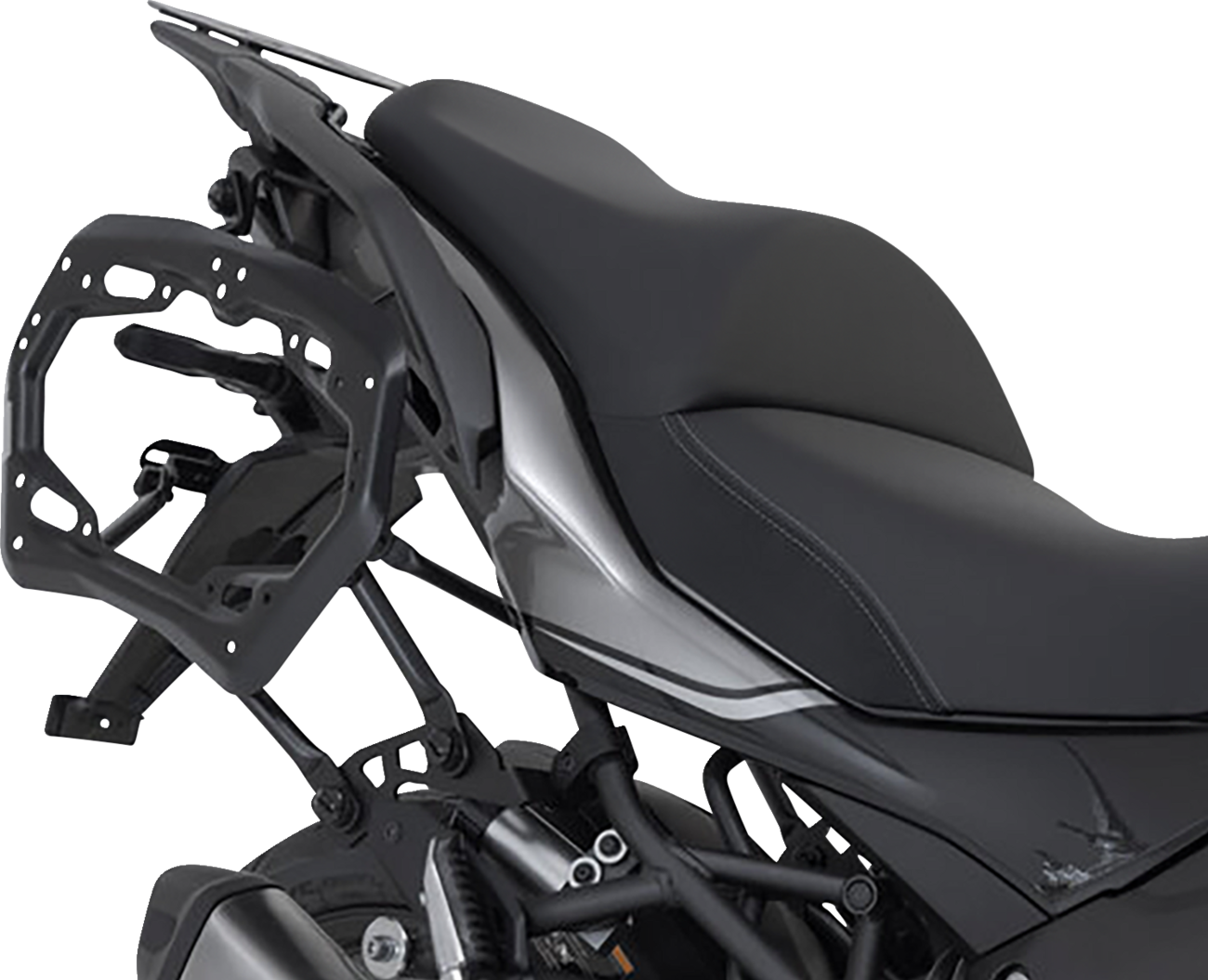 SW-MOTECH TRAX ADV Aluminum Case System - Black - Kawasaki Versys 1000 '18-'23 KFT.08.922.70001/B