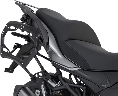 SW-MOTECH TRAX ADV Aluminum Case System - Black - Kawasaki Versys 1000 '18-'23 KFT.08.922.70001/B