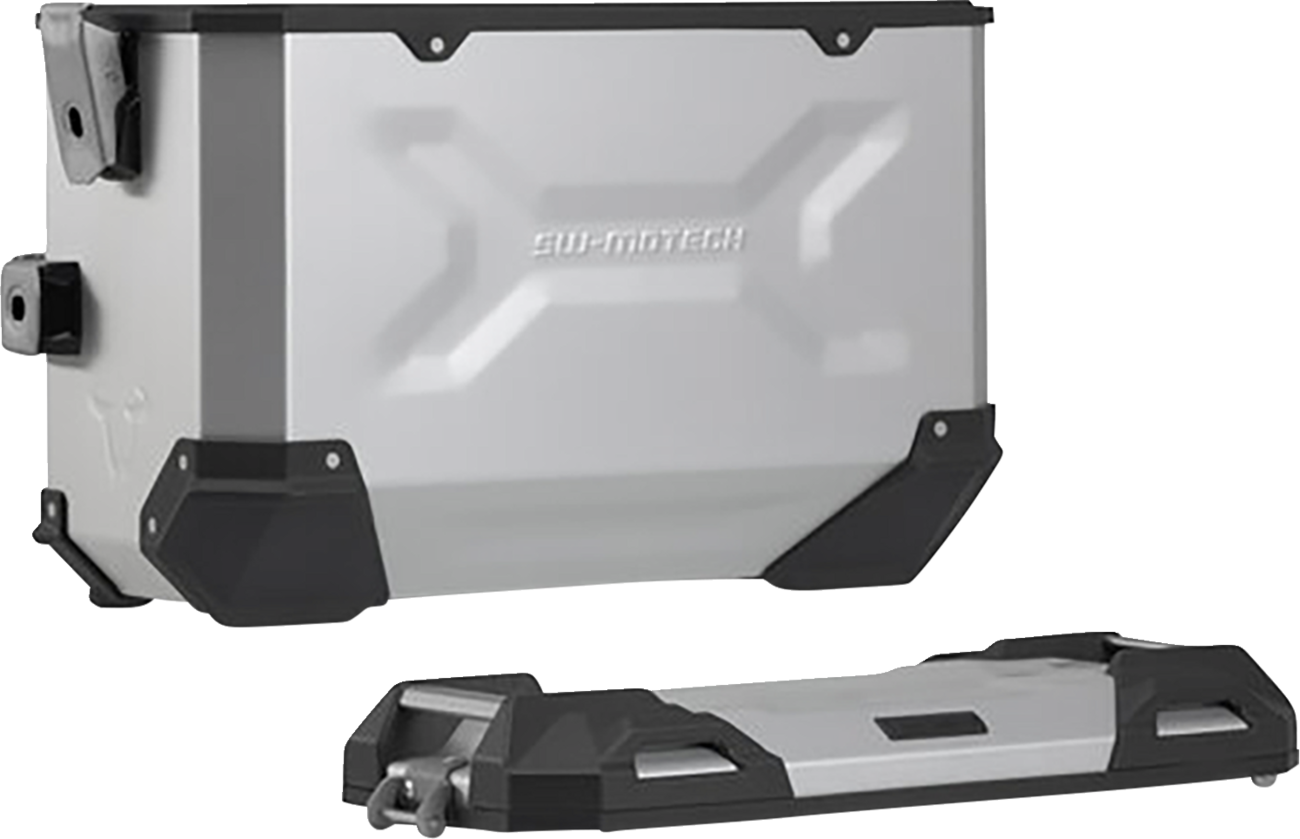 SW-MOTECH TRAX ADV Aluminum Case System - Silver - Honda Africa Twin '19-'24 KFT.01.942.70001/S