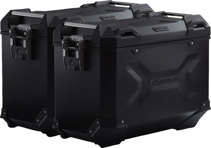 SW-MOTECH TRAX ADV Aluminum Case System - Black - Ducati Multistrada V4 '21-'24 KFT.22.822.70300/B