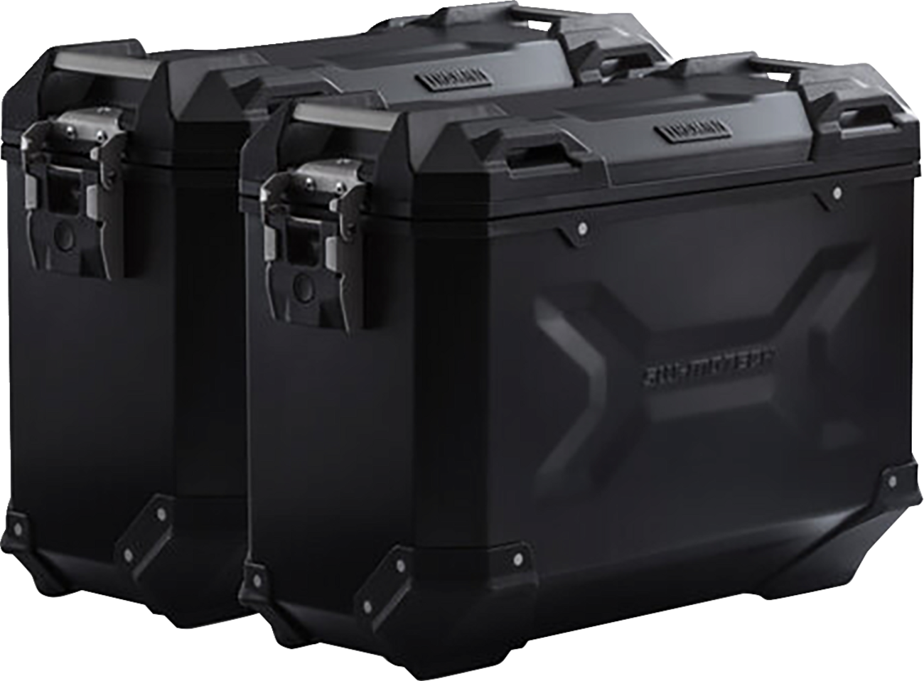 SW-MOTECH TRAX ADV Aluminum Case System - Black - Honda Africa Twin '19-'24 KFT.01.942.70001/B