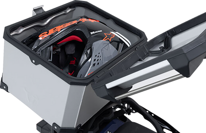 SW-MOTECH TRAX ADV Top Case System - Silver - Aprilia Tuareg 660 '22-'24 GPT.13.849.70000/S