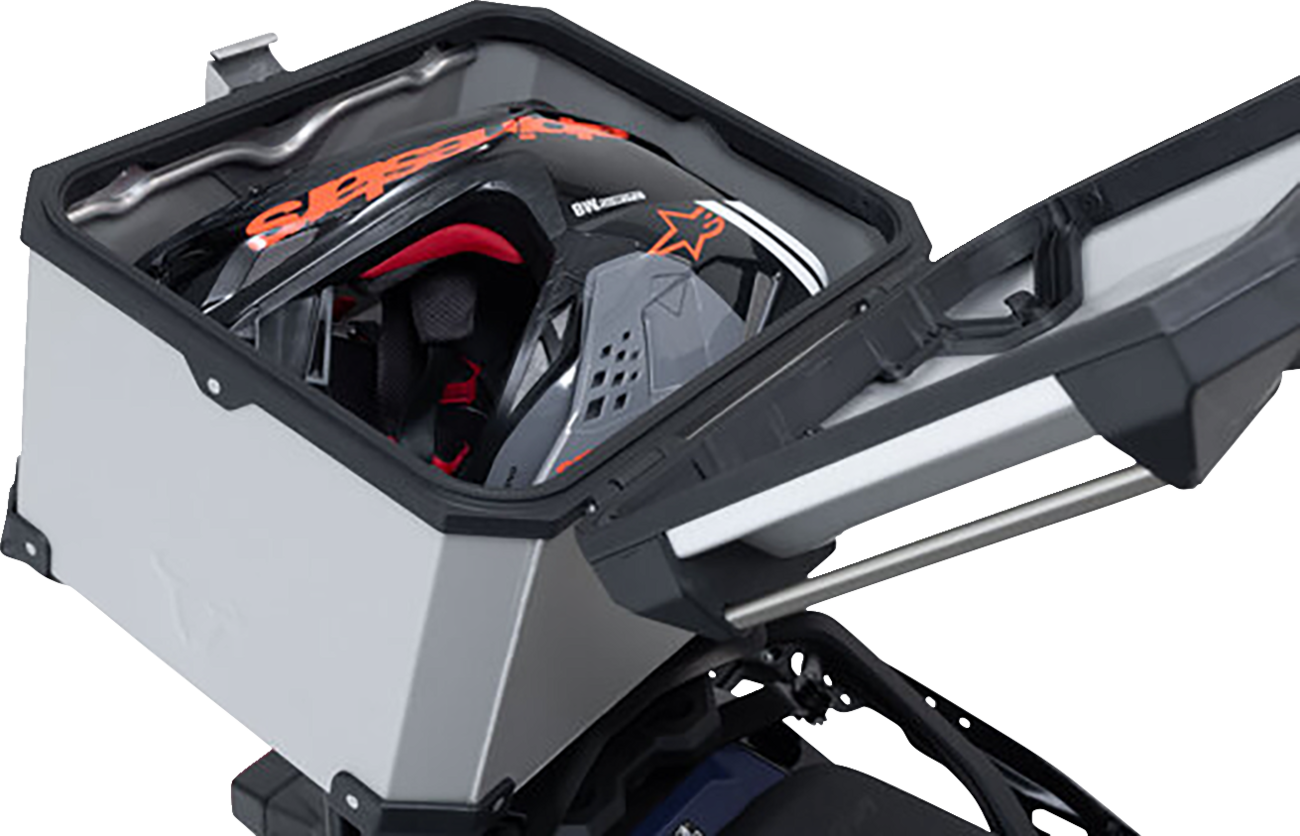 SW-MOTECH TRAX ADV Top Case System - Silver - BMW F850GS/F900GS/R1200GS/R1250GS '12-'24 GPT.07.904.70000/S
