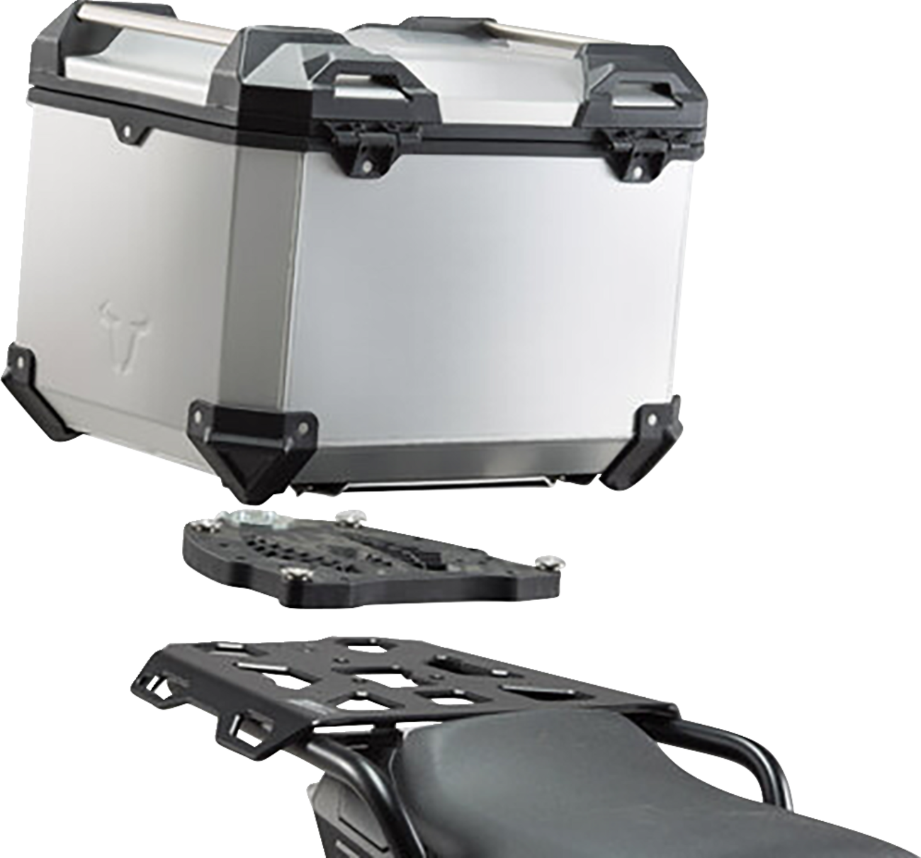 SW-MOTECH TRAX ADV Top Case System - Silver - Ducati Multistrada 1200 '15-'17 GPT.22.584.70000/S