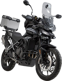 SW-MOTECH TRAX ADV Top Case System - Silver - Triumph Tiger 850 Sport/Tiger 900/Tiger 1200 '20-'24 GPT.11.953.70000/S