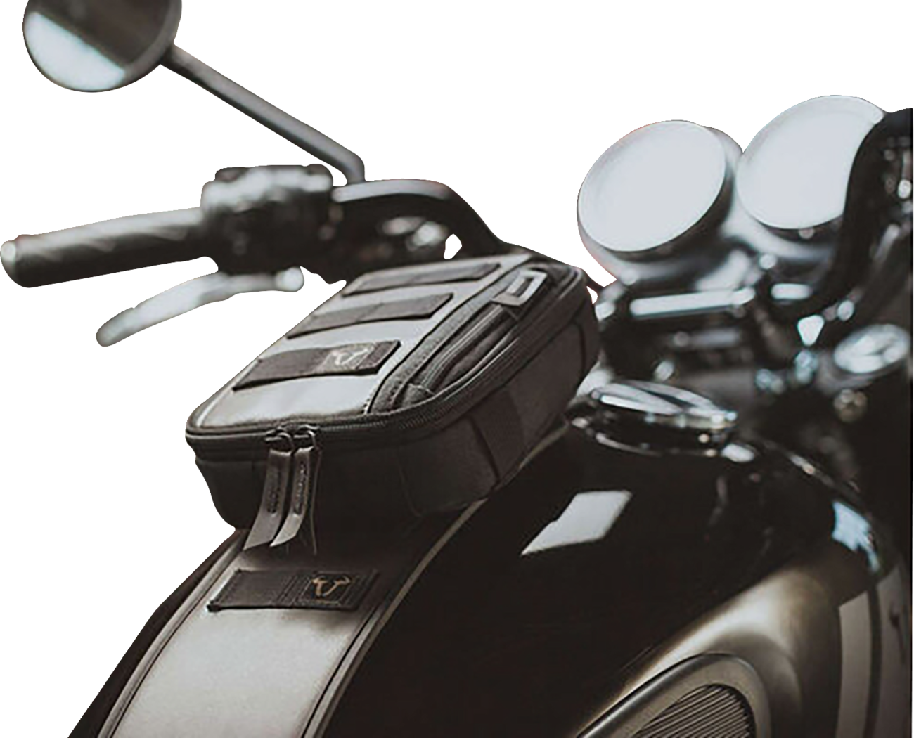 SW-MOTECH Legend Gear Tank Strap System - with LA2 Accessory Bag - BMW '14-'23 BC.TRS.07.512.50200