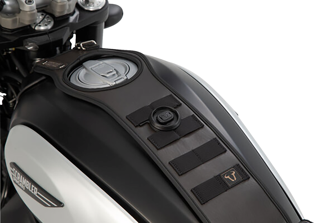 SW-MOTECH Legend Gear Tank Strap System - with LA1 Accessory Bag - BMW '14-'23 BC.TRS.07.512.50100