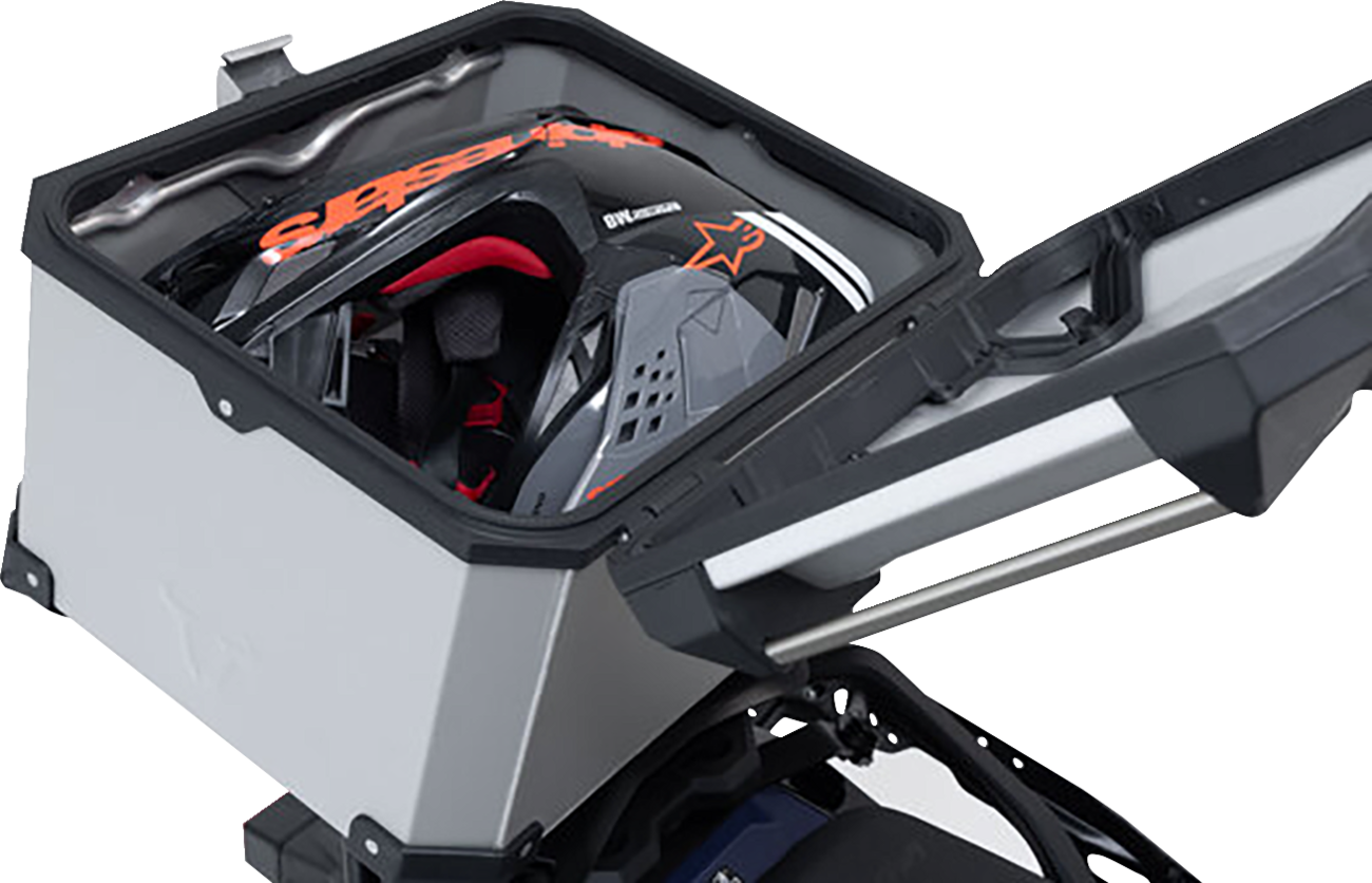 SW-MOTECH TRAX ADV Top Case System - Silver - Yamaha Tracer 9 GT '21-'24 GPT.06.921.70000/S