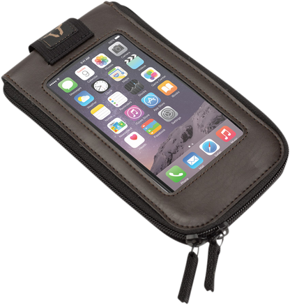 SW-MOTECH Legend Gear Tank Strap System - with LA3 Smartphone Bag - Triumph BC.TRS.11.667.50000