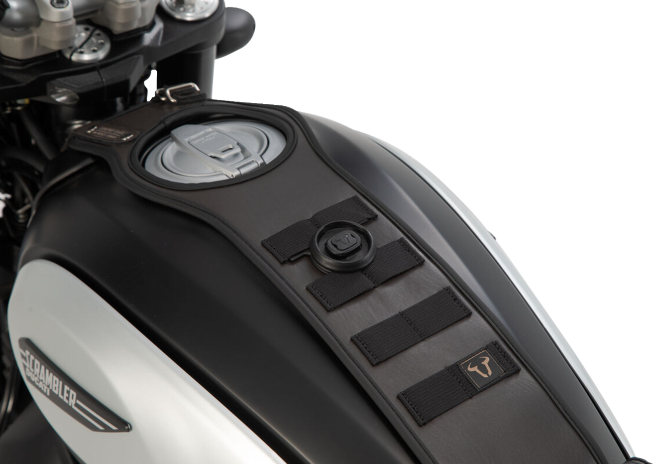 SW-MOTECH Legend Gear Tank Strap System - with LA3 Smartphone Bag - BMW BC.TRS.07.512.50000
