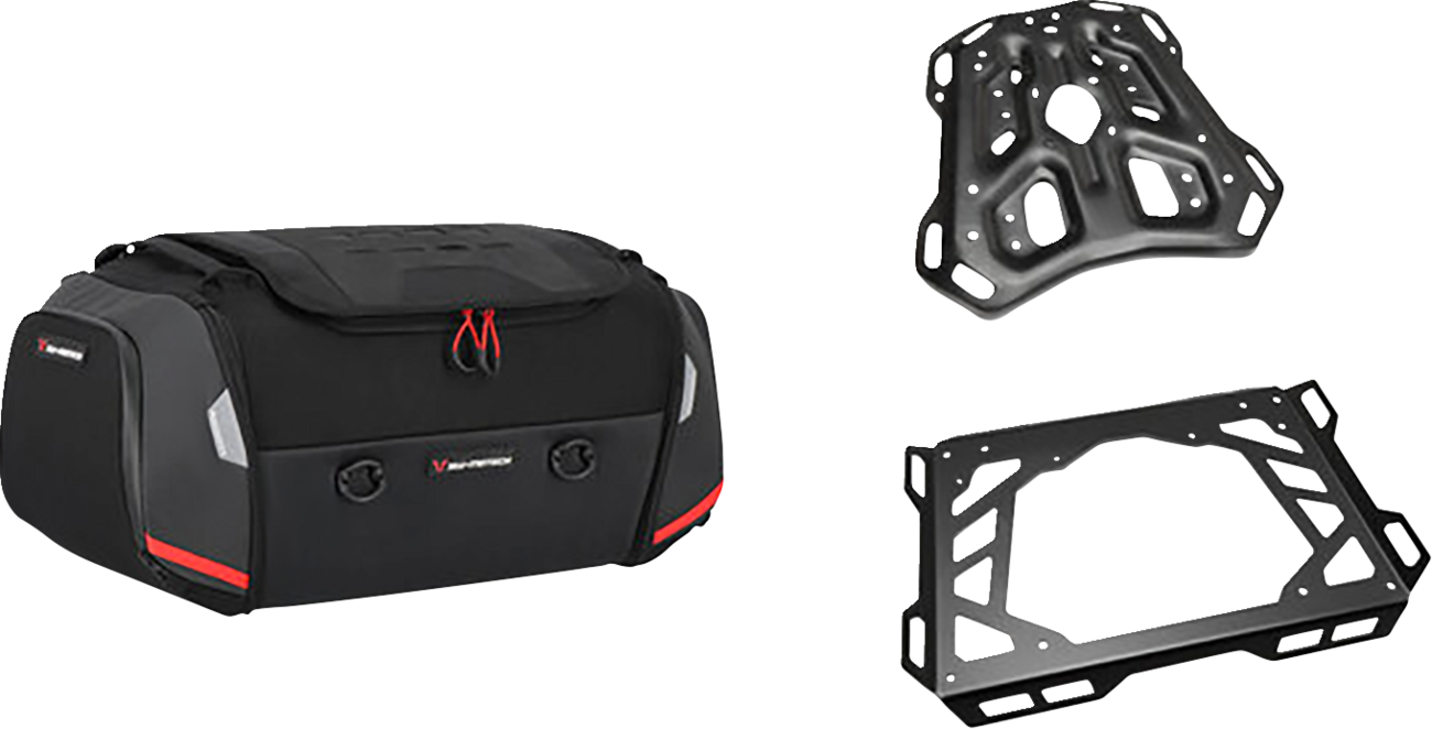 SW-MOTECH Rackpack Tail Bag System - Black - Honda Africa Twin '18-'24 GPT.01.890.30000