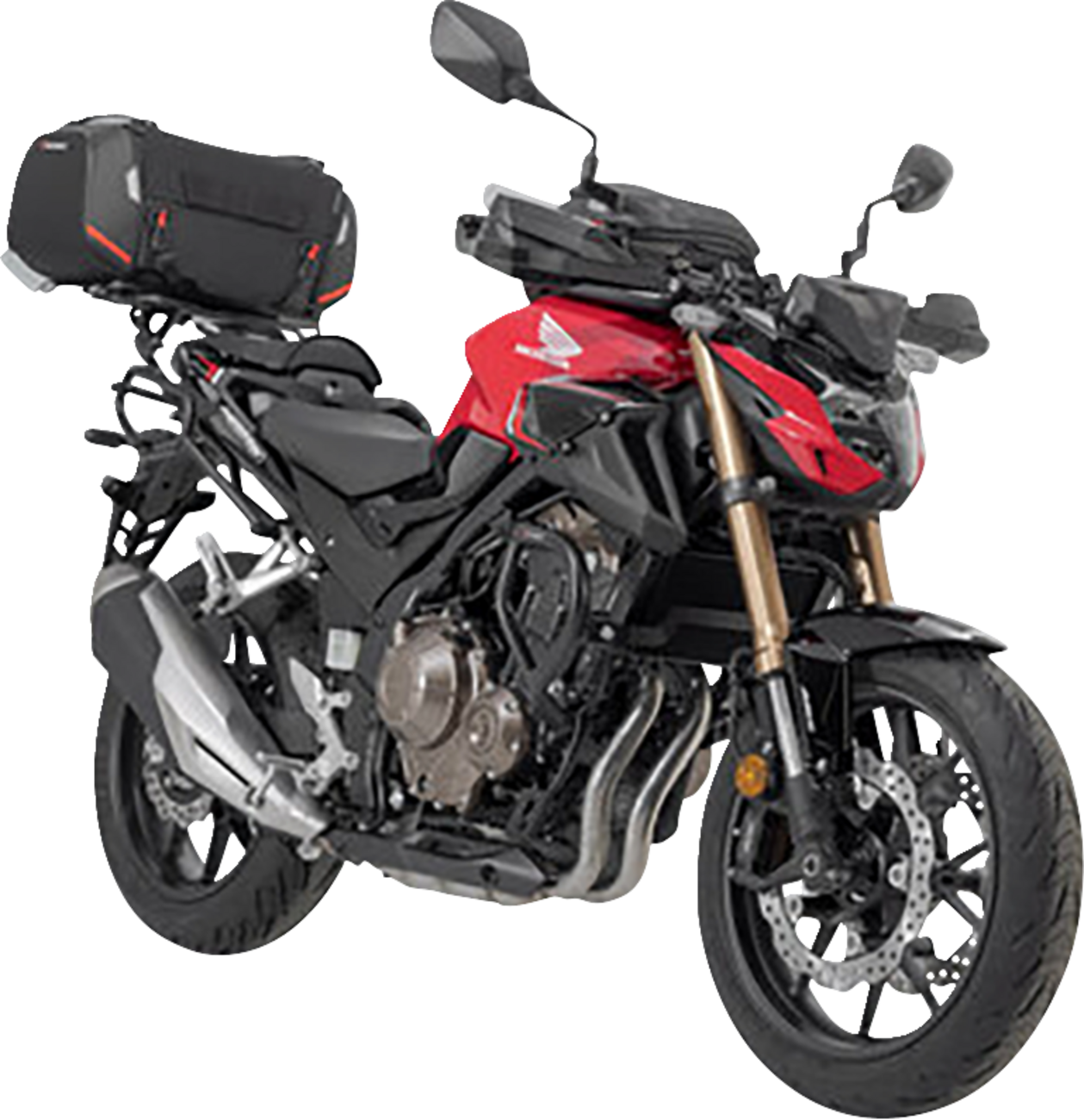 SW-MOTECH Rackpack Tail Bag System - Black - Honda CB500/CBR500 '18-'24 GPT.01.924.30000