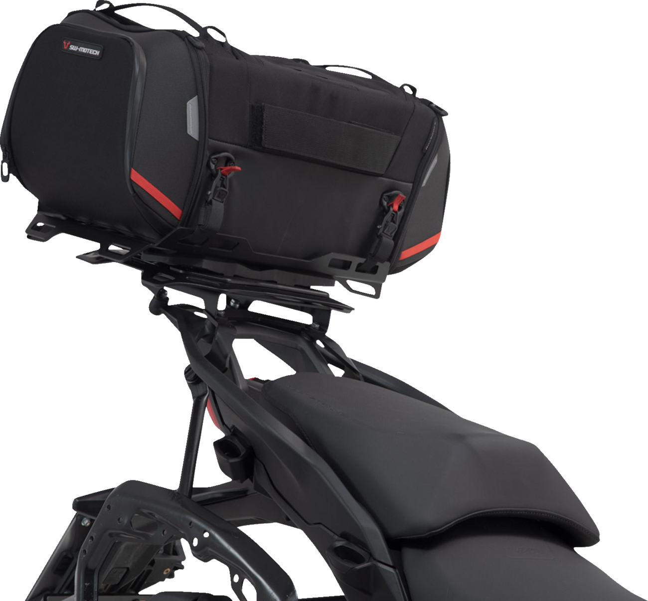 SW-MOTECH Rackpack Tail Bag System - Black - Ducati Multistrada V4 '21-'24 GPT.22.822.30000