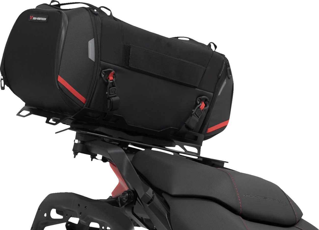 SW-MOTECH Rackpack Tail Bag System - Black - Ducati Multistrada 950/1200/1260/V2 '16-'24 GPT.22.892.30000
