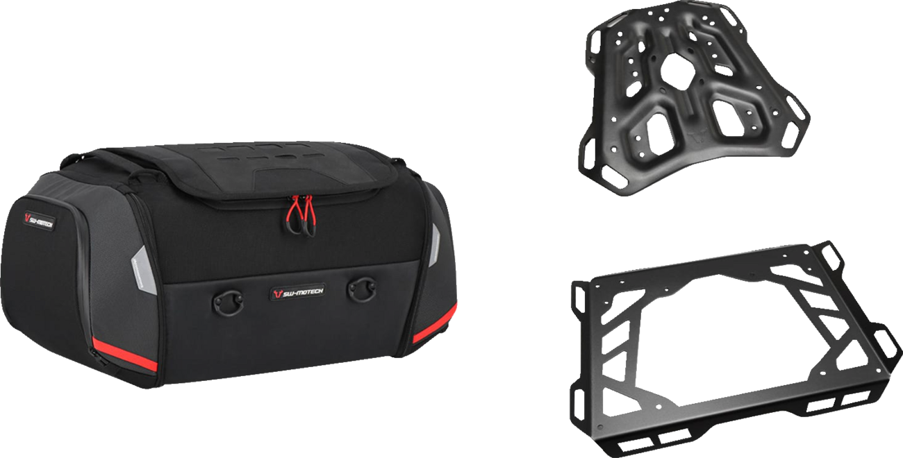 SW-MOTECH Rackpack Tail Bag System - Black - Kawasaki Versys 650 '14-'24 GPT.08.518.30000