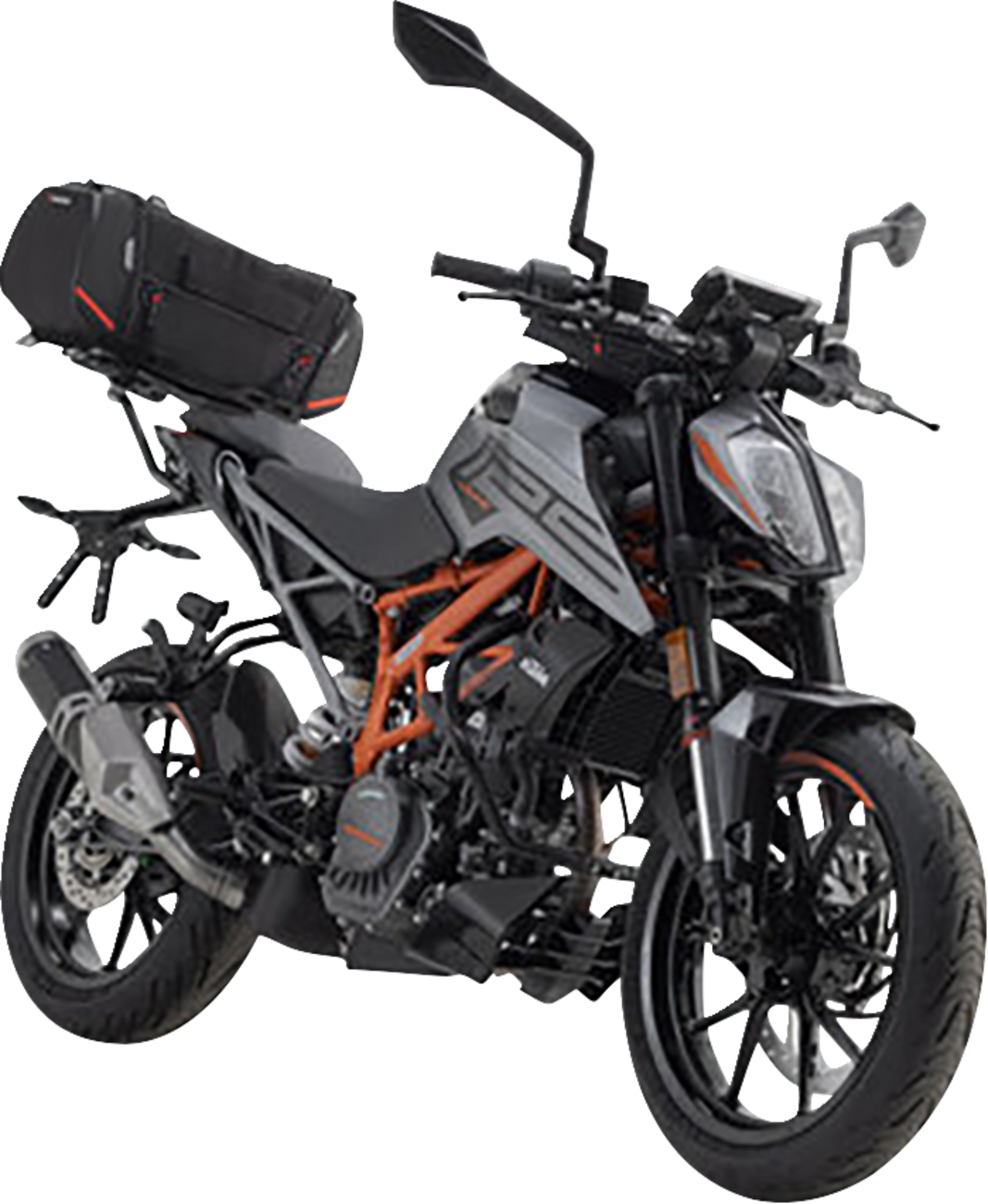 SW-MOTECH Rackpack Tail Bag System - Black - KTM Duke 125/390 '17-'23 GPT.04.882.30000