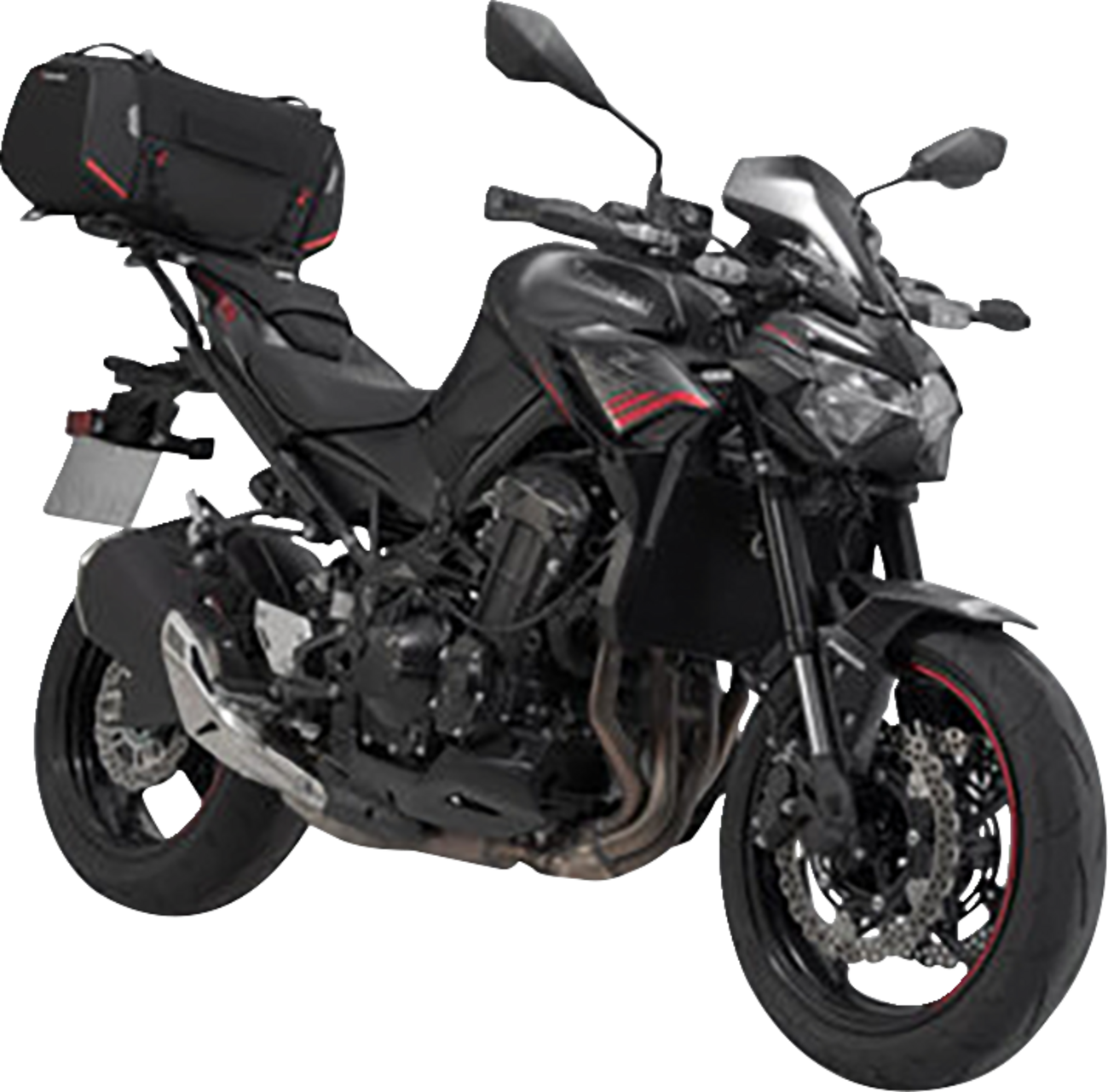 SW-MOTECH Rackpack Tail Bag System - Black - Kawasaki Z900 '17-'24 GPT.08.868.30000