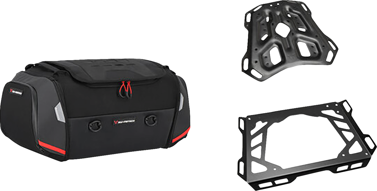 SW-MOTECH Rackpack Tail Bag System - Black - Kawasaki Z650RS '22-'24 GPT.08.993.30001
