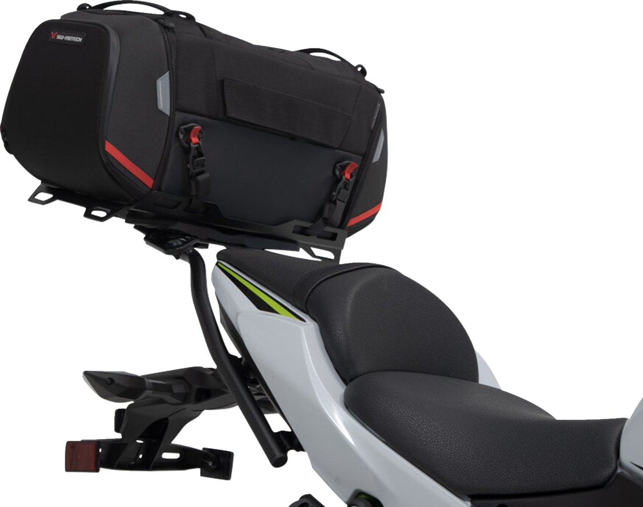 SW-MOTECH Rackpack Tail Bag System - Black - Kawasaki Ninja 650/Z650 '16-'24 GPT.08.866.30000