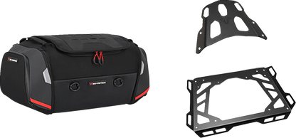 SW-MOTECH Rackpack Tail Bag System - Black - Moto Guzzi V100 Mandello '22-'23 GPT.17.038.30000