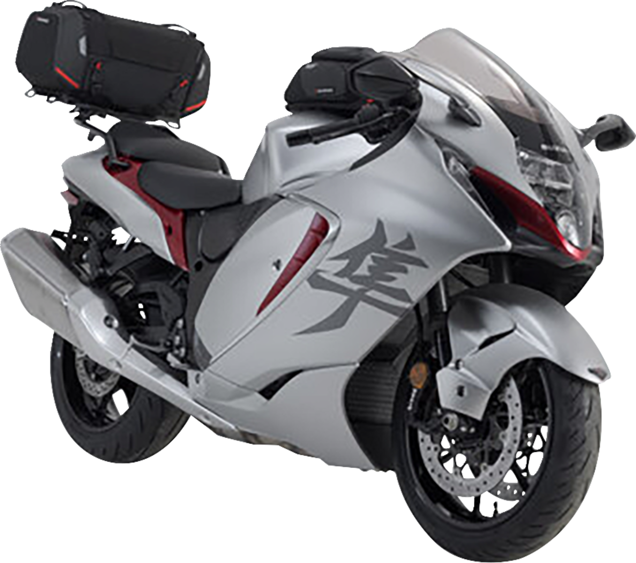 SW-MOTECH Rackpack Tail Bag System - Black - Suzuki GSX 1300 R Hayabusa '20-'24 GPT.05.987.30000