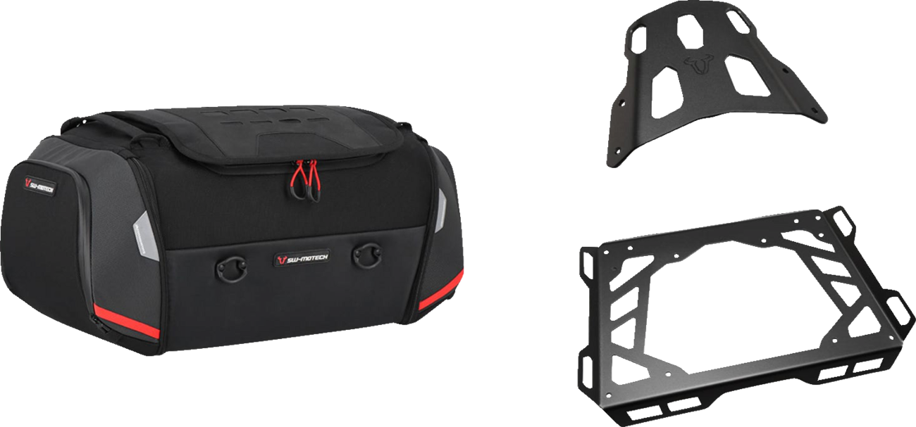 SW-MOTECH Rackpack Tail Bag System - Black - Suzuki V-Strom 650 '16-'24 GPT.05.876.30000