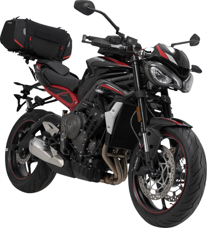 SW-MOTECH Rackpack Tail Bag System - Black - Triumph Speed Triple 675/765 '12-'24 GPT.11.283.30000