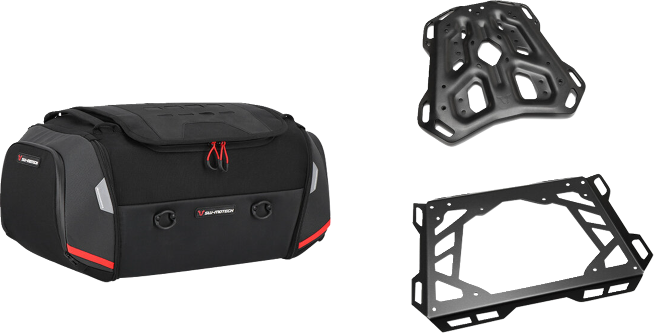 SW-MOTECH Rackpack Tail Bag System - Black - Suzuki VStrom 800 '23-'24 GPT.05.845.30000