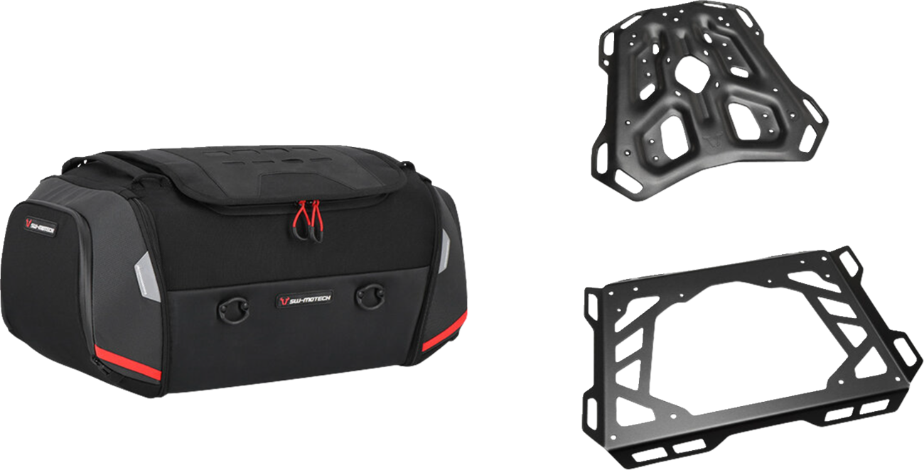 SW-MOTECH Rackpack Tail Bag System - Black - Yamaha Tenere 700 '20-'24 GPT.06.799.30000