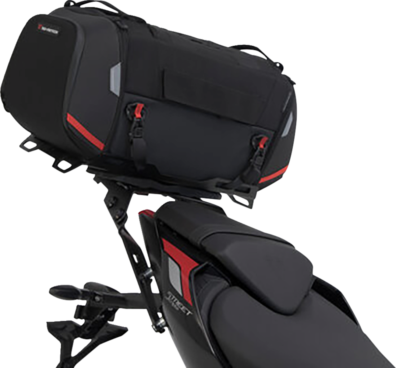 SW-MOTECH Rackpack Tail Bag System - Black - Suzuki SV650 '17-'24 GPT.05.670.30000