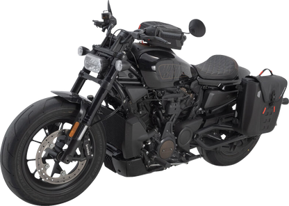 SW-MOTECH SysBag Side Bag System - Black - Harley-Davidson Sportster S RH1250S '21-'24 BC.SYS.18.019.31000B