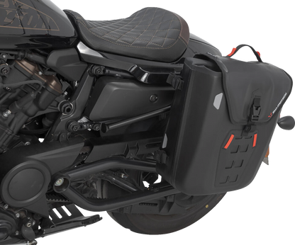 SW-MOTECH SysBag Side Bag System - Black - Harley-Davidson Sportster S RH1250S '21-'24 BC.SYS.18.019.31000B