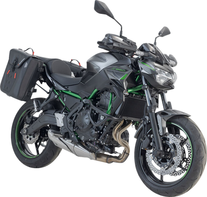 SW-MOTECH SysBag Side Bag System - Black - Kawasaki EX650 Ninja/Z650 '16-'24 BC.SYS.08.866.31001B