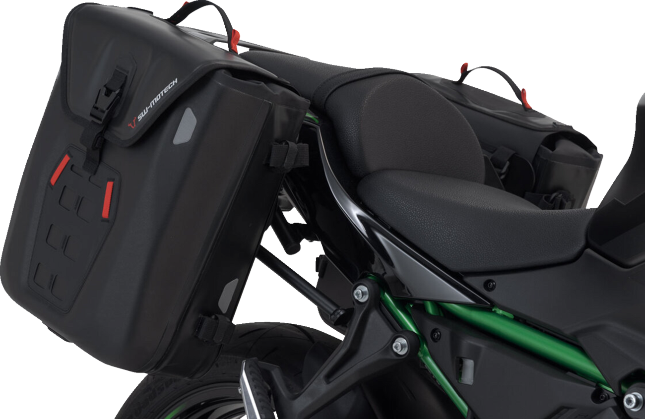 SW-MOTECH SysBag Side Bag System - Black - Kawasaki EX650 Ninja/Z650 '16-'24 BC.SYS.08.866.31001B