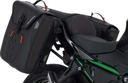 SW-MOTECH SysBag Side Bag System - Black - Kawasaki EX650 Ninja/Z650 '16-'24 BC.SYS.08.866.31001B