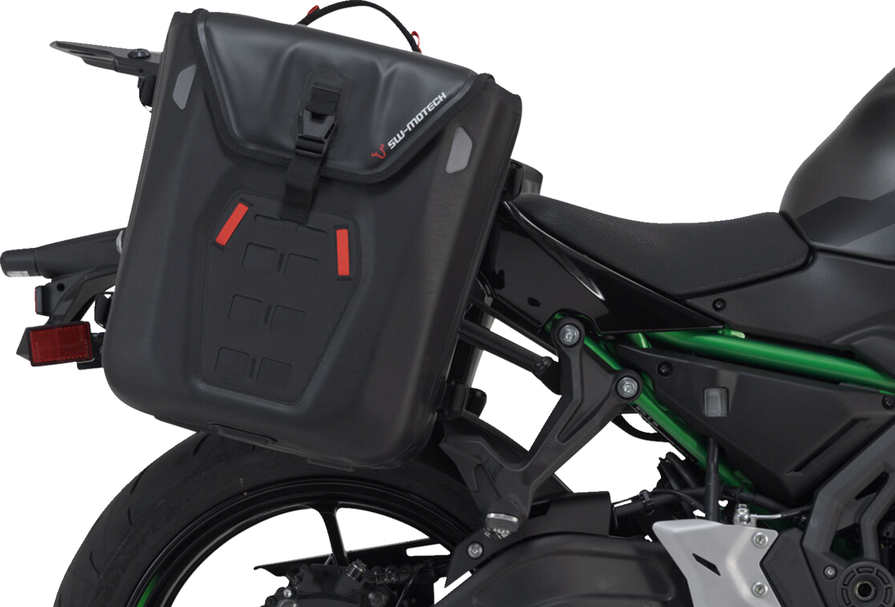 SW-MOTECH SysBag Side Bag System - Black - Kawasaki EX650 Ninja/Z650 '16-'24 BC.SYS.08.866.31001B